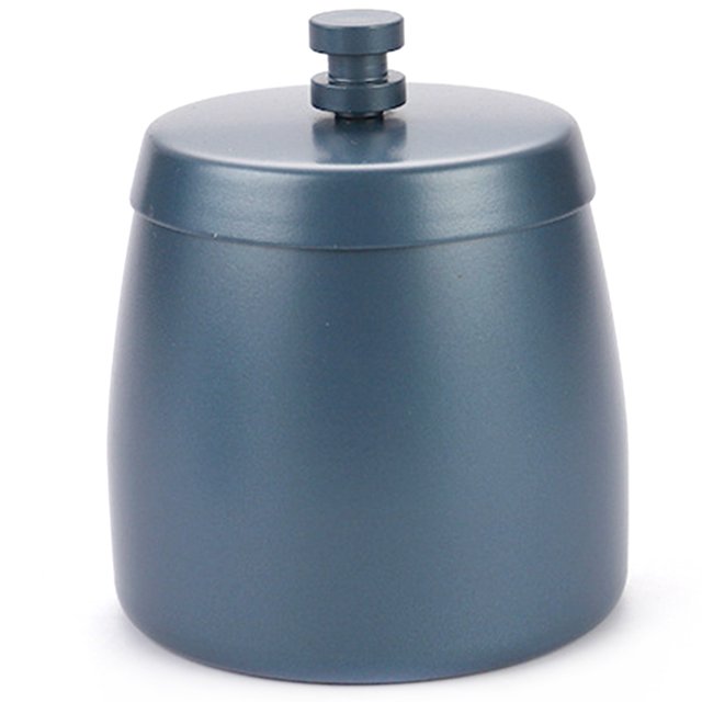 Cendrier à Cigares en Acier Inoxydable: Support de Cendres Coupe-Vent Cendrier de Table avec Couvercle