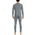 thumbnail image 6 of American Trends Soft Mens Long Johns Thermal Underwear Two Piece Thermal Underwear Set for Men Light Grey 2XL, 6 of 6