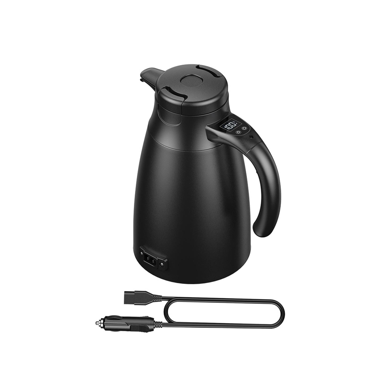 TISHITA Car Kettle Boiler Stainless Steel Hot Water Bottle Car Coffee Warmer Water Boiler Car Electric Kettle 12 V 24 V