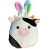 Squishmallows Official Kellytoy 4.5 Inch Soft Plush Squishy Toy Animals (Connor Cow (Bunny Ears))