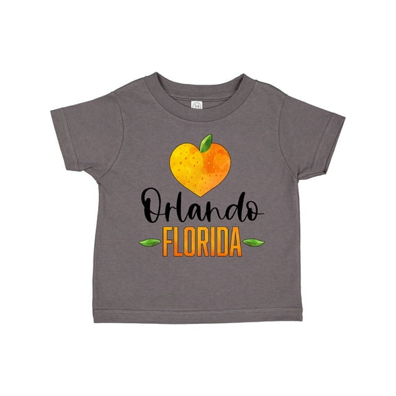 Inktastic Orlando Florida Orange in Heart Boys or Girls Toddler T-Shirt