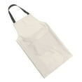 thumbnail image 5 of COMPUKAS Beige PVC Dishwasher Apron for Restaurant Waterproof Oil Resistant Daily Use Kitchen Apron 35.4x27.5 inches, 5 of 8