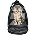 thumbnail image 2 of Pet Carrier Soft-Sided Carriers for Cat Carriers Dog Carrier for Small Medium Cats Dogs Puppies Pet Carrier Airline Approved up to 15 Lbs Cat Dog Pet Travel Carrier (Medium, Blue), 2 of 6