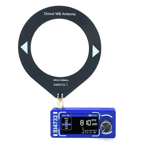 Mini SI4732 Radio 0.5-108MHz Blue, FM/AM/SSB