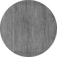 thumbnail image 1 of Ahgly Company Indoor Round Abstract Gray Modern Area Rugs, 5' Round, 1 of 4