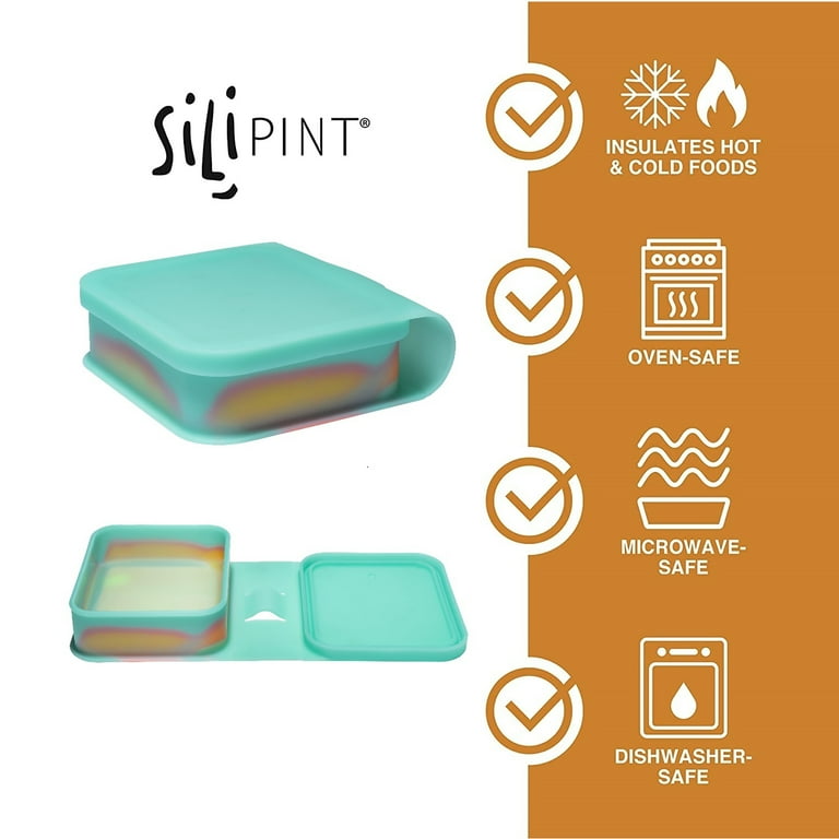 Silipint: Silicone Pint Glasses: 2 Pack Icicle -16oz Reusable Unbreakable  Cups, Flexible, Hot/Cold, Non-Slip Easy Grip