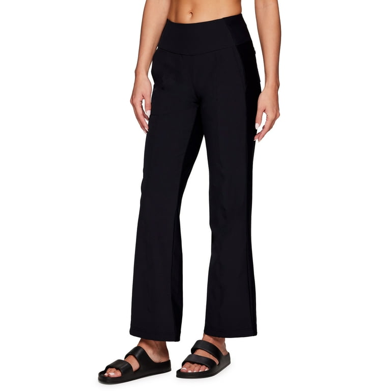 Avalanche Women's Lightweight Hybrid Woven/Knit Flare Pant with Pockets
