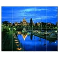 thumbnail image 1 of City Picture Ceramic Tile Mural Kitchen Backsplash Bathroom Shower, 404540-L54, 1 of 3