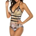 thumbnail image 2 of My Hero Academia Himiko Toga Mha Women's Swimwear Strap One Piece Backless Tummy Control V Neck Swimsuit Summer Beach Vacation Bathing Suit, 2 of 7