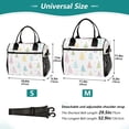 thumbnail image 2 of Small Cooler Bag Lunch Bag Portable Meal Bag Work Meal Bag Outdoor Meal Bag Travel Meal Bag Picnic Meal Bag Going Out Meal Bag Beautiful Christmas Tree Cute, 2 of 6