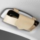 thumbnail image 1 of Estuche para gafas de coche de cuero PU, caja organizadora, gafas magnéticas para parasol de visera Beige Sharpla Estuche para anteojos de coche, 1 of 8