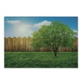 thumbnail image 1 of Farmland Cutting Board, Tree of Life in Backyard of a Countryhouse with Sun Tranquil Field Design Art, Decorative Tempered Glass Cutting and Serving Board, Small Size, Green Blue, by Ambesonne, 1 of 1