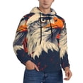 thumbnail image 2 of Haiem American Bald Eagle A Patterned Men's Hoodie with Kangaroo Pocket - Ideal Pullover Sweatshirt for Daily Wear, Travel, and Home-X-Large, 2 of 7