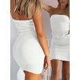 thumbnail image 3 of Women's Two Piece Outfits Summer Matching Sets Crop Tops and Bodycon Skirt, 3 of 5