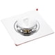 thumbnail image 1 of Bathtub Drain Plug Filter With 9.8Cm Square Steel Panel For Kitchen Use Waterproof 2Set, 1 of 4