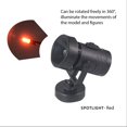 thumbnail image 2 of Projecteur à DEL Sans Fil pour Figurine de Modèle, Lampe de Figurine de Modèle Multicolore s'Illuminant Figurine Poupée Modèle d'Anime/kits de Modèle Gundum Modèles Accessoires de Passe-Temps (Jaune) - Projecteur Rouge, 2 of 9