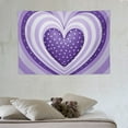 thumbnail image 3 of Fenyluxe  Tapestry for Bedroom Aesthetic - Purple Room Decor - Bedroom Decor Aesthetic - Room Decor for Teen Girls - Cute Room Decor Aesthetic - Wall Decor Aesthetic (Purple,60x40 Inch) 60x40in, 3 of 7