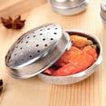 thumbnail image 3 of Stainless Steel Soup Ball Seasoning Box Spice Infuser Pepper Strainer Filtering Tool Kitchen Gadget (Large Size), 3 of 8