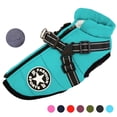 thumbnail image 2 of Winter Puppy Coat with Harness Waterproof Pet Jacket for Small Medium Dogs Clothes Reflective French Bulldog Outfits Pet Supplie ShopWise Round, 2 of 15
