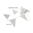 thumbnail image 6 of FOMIYES Party Triangle Flag Fabric Bunting Banner with Iridescent Metallic Finish, 6 of 8