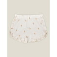thumbnail image 4 of Little Star Organic Toddler Girl 2Pk Ruffle Shorts, Polignac, Size 24M, 4 of 14