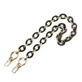 thumbnail image 3 of Esquirla Acrylic Alloy Bag Chain Strap Shoulder Strap Purse Making Accessories Detachable Black 60cm, 3 of 8