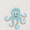 Octopus, variant on Luvable Friends Baby Unisex Super Soft Cotton Washcloths, Octopus, One Size