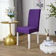 thumbnail image 2 of DYstyle Solid Spandex Stretch Dining Chair Slipcover, Wedding Banquet Chair Cover, Dining Room Seat Cover, 2 of 4