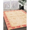 thumbnail image 2 of Ahgly Company Indoor Rectangle Abstract Khaki Gold Abstract Area Rugs, 7' x 10', 2 of 6