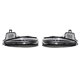 thumbnail image 1 of 1 Pair Car Rearview Mirror Turn Signal Light for Toyota RAV 4 Wylfa ALPHA Vetlanda Crown Kluger Coro, 1 of 5