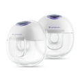 thumbnail image 1 of Lansinoh Discreet Duo Wearable Breast Pump, Hands Free Breast Pump, 4 Pumping Modes, 9 Levels Hospital Grade Suction, LED Display, Leak-Resistant Design, 2 Breast Flange Sizes Included: 24mm & 21mm, 1 of 9