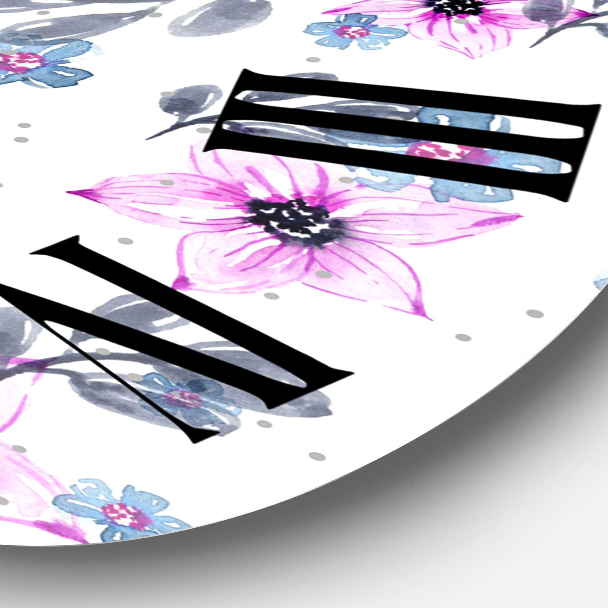 Designart 1 in Quartz Traditional Wall Clock