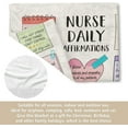 thumbnail image 4 of Nurse Gifts for Women Men- Soft Blanket with Nurse Daily Affirmations- Nurses Day 2024 Gifts, Nurses Week Gifts, Nurse Appreciation Gifts, Graduate Christmas Birthday Gifts for Nurse 50"*60", 4 of 6
