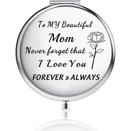 Gifts for Mom-I Love You Mom Gift Compact Mirror,Birthday Gifts