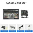 thumbnail image 5 of Car Rear View Camera For Truck Parking 7" HD Monitor Trailer 9-36V LED Waterproof Camera With Screen Easy Installation ,Effortless Control, 5 of 7