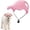 Pink, variant on Dog Baseball Cap, Dog Cat Summer Beach Visor Hat with Ear Holes, Adjustable Puppy Sunbonnet Headdress (Pink, Small)
