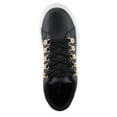 thumbnail image 3 of Patrizia Leontine Women’s Faux Leather Jeweled Fashion Sneakers with Crystal Eyelets, 3 of 8
