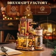 thumbnail image 4 of Puzzle 3D ROKR Christmas Dream Gift Factory con música y luces, 4 of 8