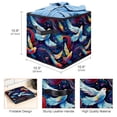 thumbnail image 3 of Peace Dove Foldable Storage Containers Bins with Handle, 10.8"x10.5"x10.6", Large Capacity Storage Basket, 3 of 6