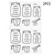 thumbnail image 1 of Cute cup pattern wall sticker PVC self-adhesive wallpaper for home living room decoration, 1 of 5