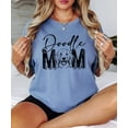 thumbnail image 2 of Doodle Mom Shirt for Women Cute Trendy Goldendoodle Dog Owner Graphic Tee for Adults Blue Jean Shirt Adult Small, 2 of 4