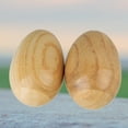 thumbnail image 3 of CUITING 2pcs Wood Egg Shakers  Musical Percussion Instruments, 3 of 7