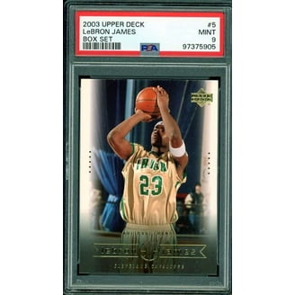 Lebron James Rookie Card 2003-04 Upper Deck MVP #201 BGS 9.5 (9.5