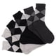 thumbnail image 4 of 3 pares de calcetines tobilleros de algodón para hombre, elásticos, antideslizantes, deportivos, de cachemira (color aleatorio)., 4 of 6