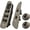 Khaki/Taupe/Tan, variant on 2002-2008 Dodge Ram 1500 2500 3500 Window Master Switch Assembly, Black Bezel, Front Passenger, & Lock Set