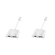 thumbnail image 2 of Bearachild Adaptador de cable de audio tipo C dual Tipo C Conector de auriculares Divisor de audio Auriculares Aux 3.5 Jack Cable de carga Nuevo 3.5 mm + tipo c 2Conjunto, 2 of 6