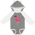 thumbnail image 3 of Inktastic Pink Flamingo Boys or Girls Long Sleeve Baby Bodysuit, 3 of 5