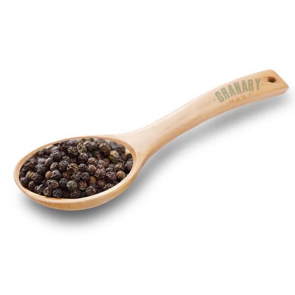 Natural Black Pepper Whole by Granary Mart – Gourmet & Culinary Spice – Full Bodied, Dried & Flavorful - Ready to Use – Ideal for Grinder Refill - Affordable Bulk Rate – 33 lbs. Bulk Bag