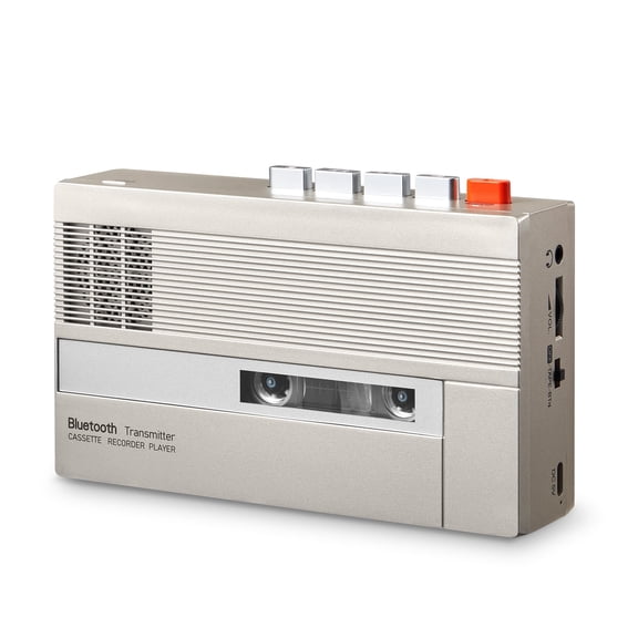 Portable Cassette Player Boombox , Rechargeable Cassette Tape Player Recorder,Bluetooth Transmitter Function.