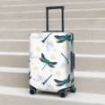 thumbnail image 5 of Travel Luggage Cover Protector - Dots Dragonfly Anti-Scratch Suitcase Covers Fits 18-32 Inch Luggage, 5 of 5